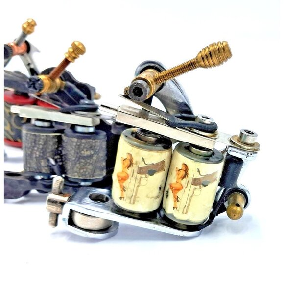 Coil Tattoo Machines- Lot of 5 - Includes 1  Hildbrandt - Untested - Picture 2 of 12